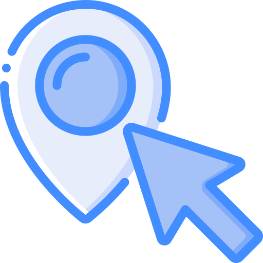 wskaźnik mapy Basic Miscellany Blue ikona