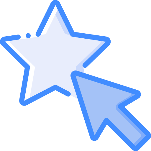 estrela Basic Miscellany Blue Ícone