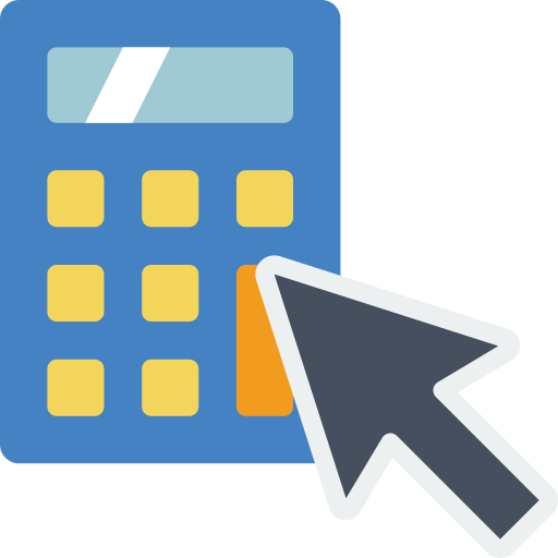 rekenmachine Basic Miscellany Flat icoon