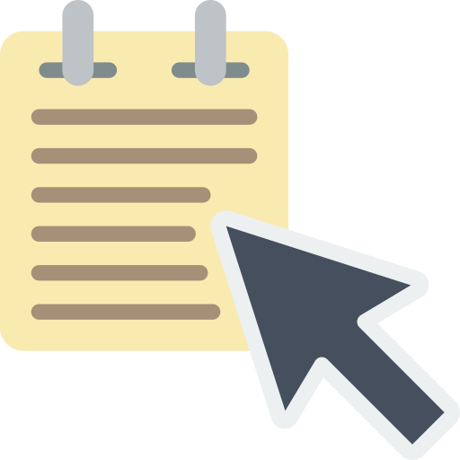 Notepad Basic Miscellany Flat icon