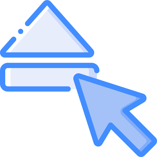 Eject Basic Miscellany Blue icon