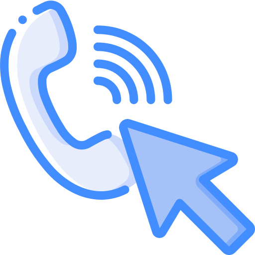 telefoongesprek Basic Miscellany Blue icoon