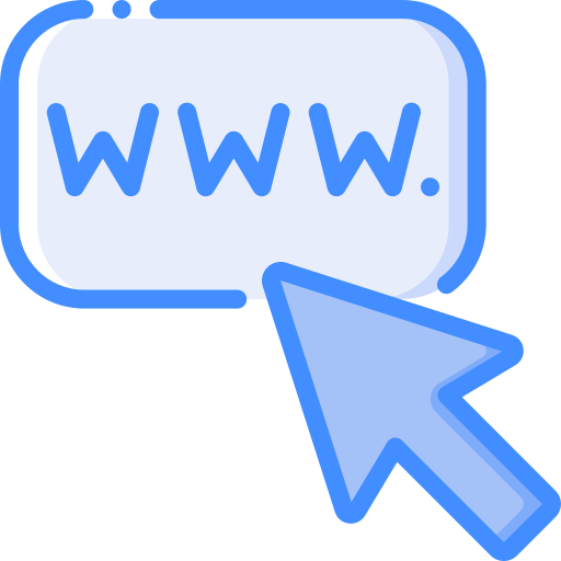 World wide web Basic Miscellany Blue icon