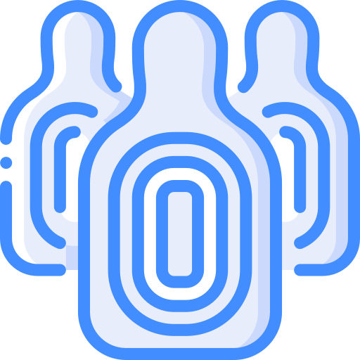 praktyka celowania Basic Miscellany Blue ikona