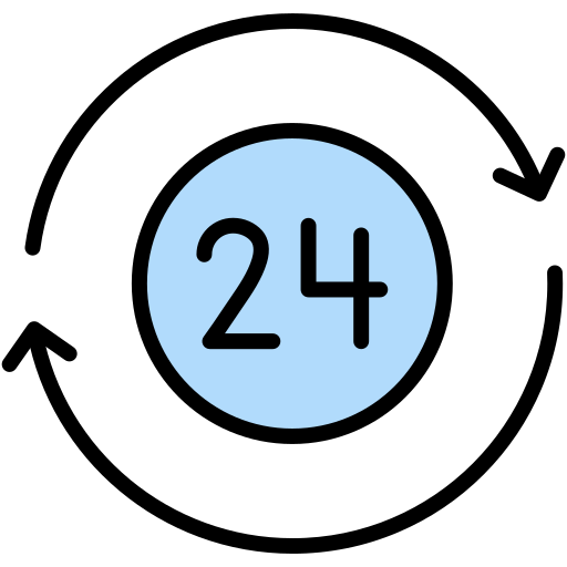 24 시간 Generic Outline Color icon