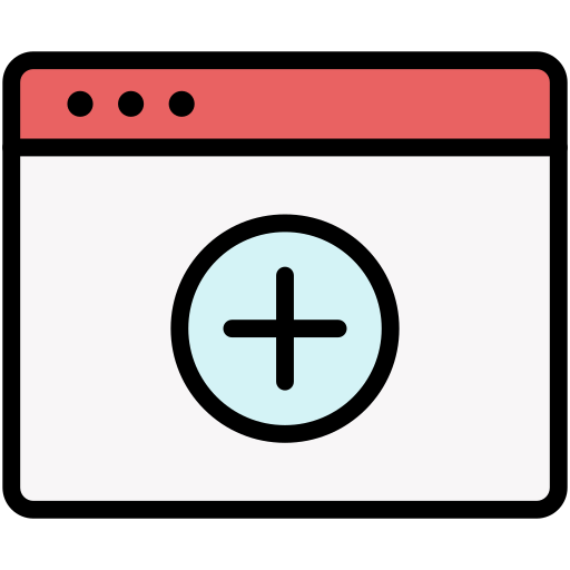 웹 페이지 Generic Outline Color icon