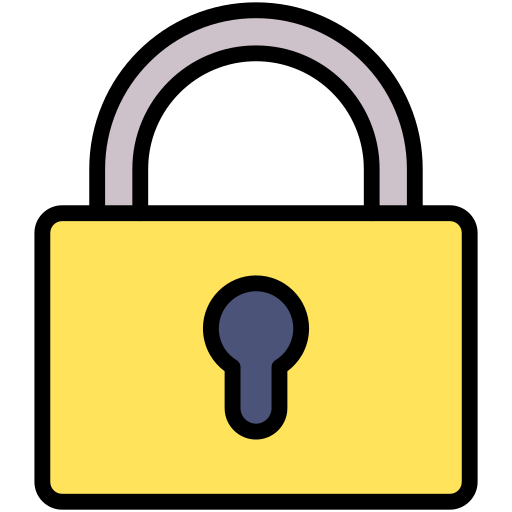 Lock Generic Outline Color icon