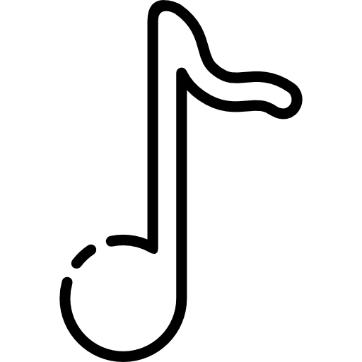 Musical note Special Lineal icon