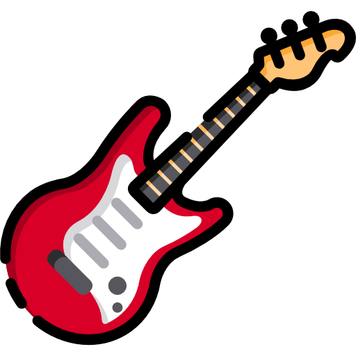 Electric guitar Special Lineal color icon