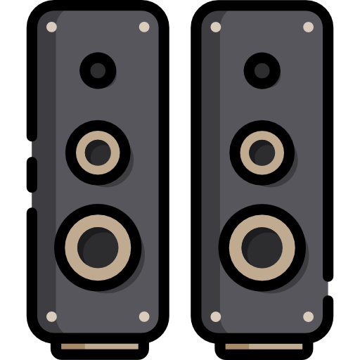 Speakers Special Lineal color icon