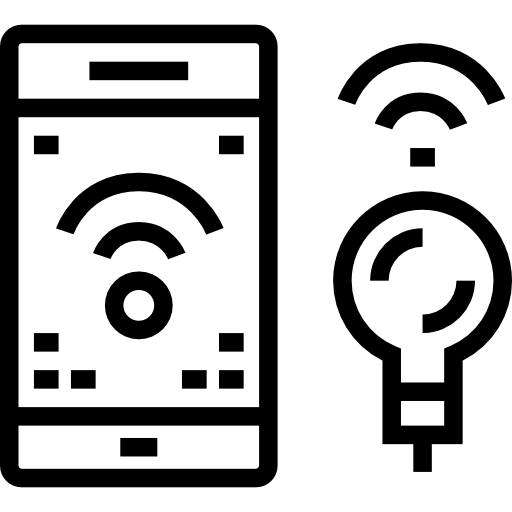 smartfon Detailed Straight Lineal ikona