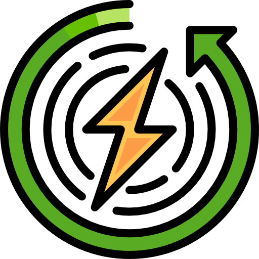 재생 에너지 Special Lineal color icon