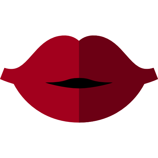 Lip Basic Straight Flat icon