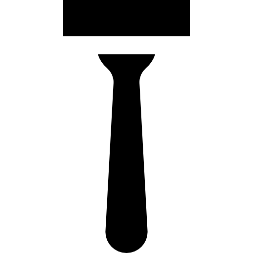afeitado Basic Straight Filled icono