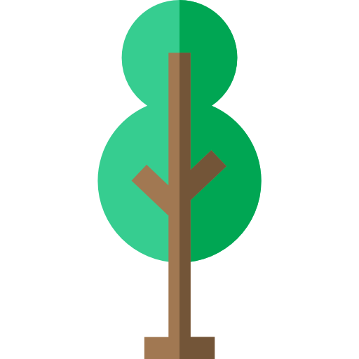 Дерево Basic Straight Flat иконка