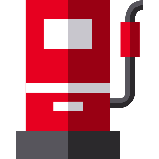 gasolinera Basic Straight Flat icono