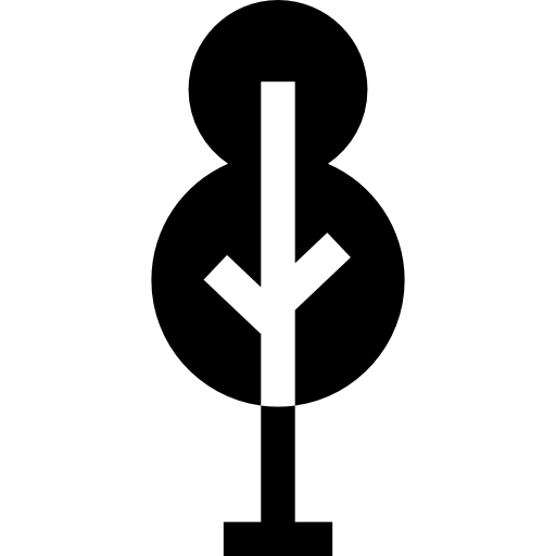 drzewo Basic Straight Filled ikona