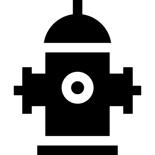 hydrant Basic Straight Filled ikona