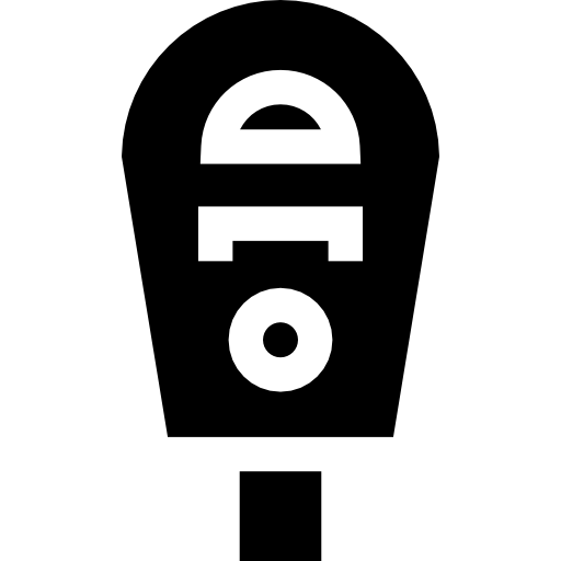 주차료 징수 기 Basic Straight Filled icon