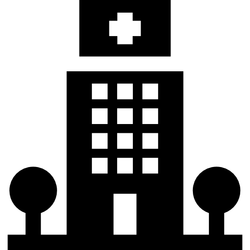 hospital Basic Straight Filled icono