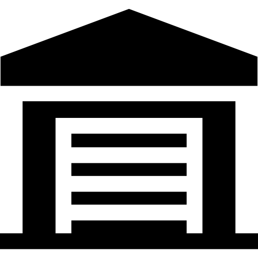 garaje Basic Straight Filled icono