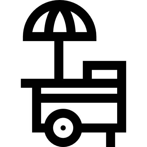 Food stall Basic Straight Lineal icon
