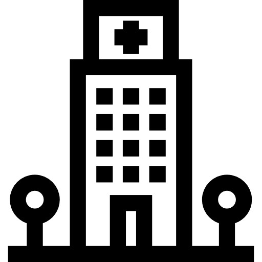 hôpital Basic Straight Lineal Icône