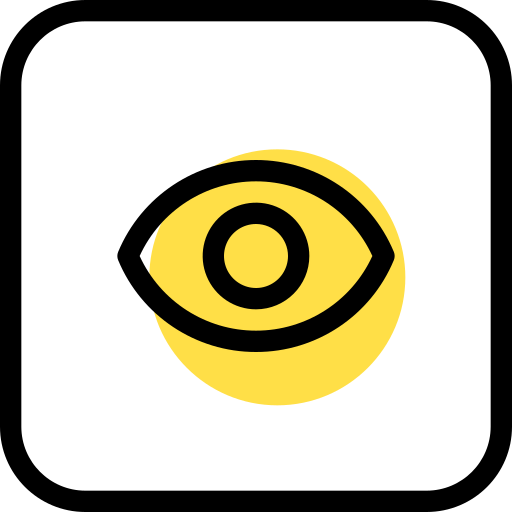ojo Generic Rounded Shapes icono