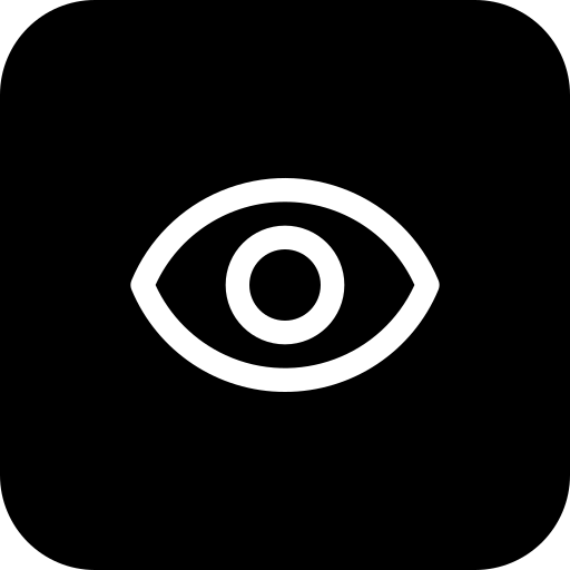 ojo Generic Square Glyph icono