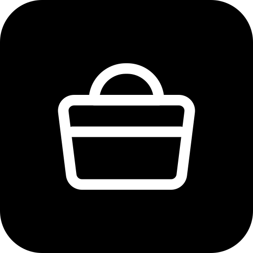 cesta de la compra Generic Square Glyph icono