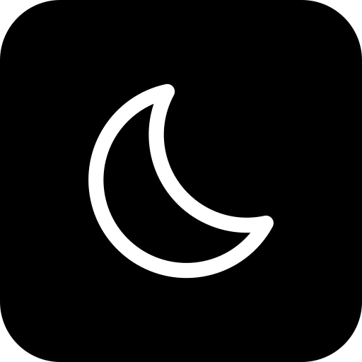 Moon Generic Square Glyph icon