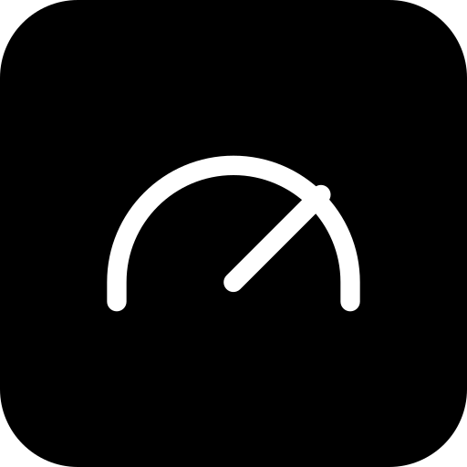 Speedometer Generic Square Glyph icon