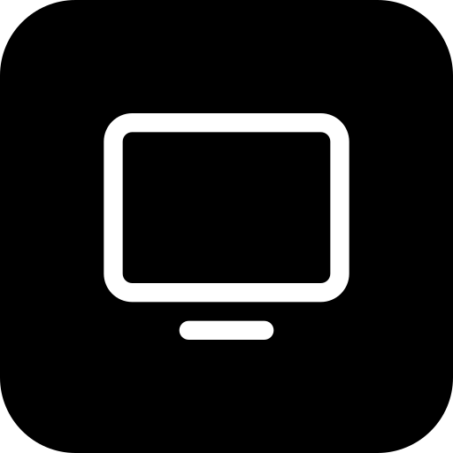 komputer Generic Square Glyph ikona