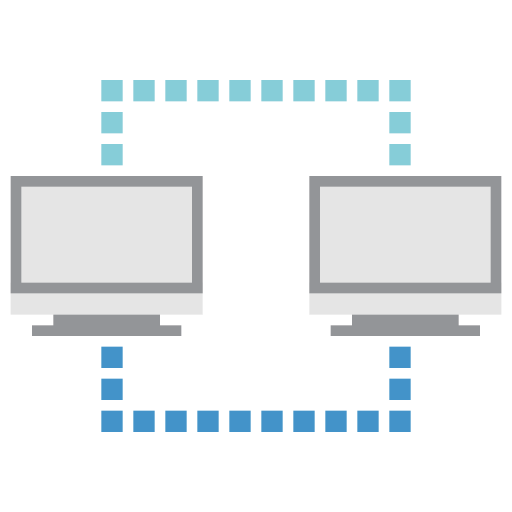 Компьютерная сеть Generic Flat иконка