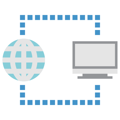 Компьютерная сеть Generic Flat иконка