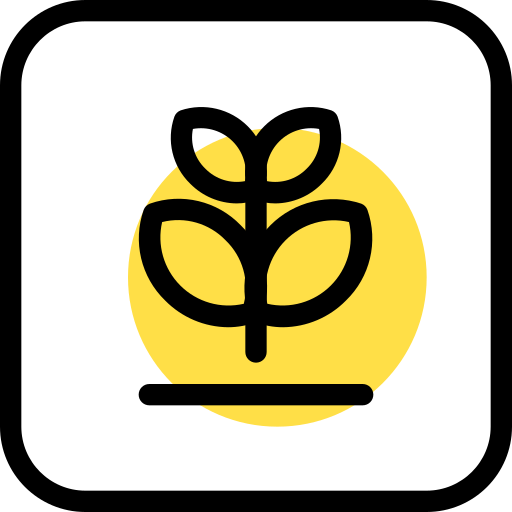 liść rośliny Generic Rounded Shapes ikona
