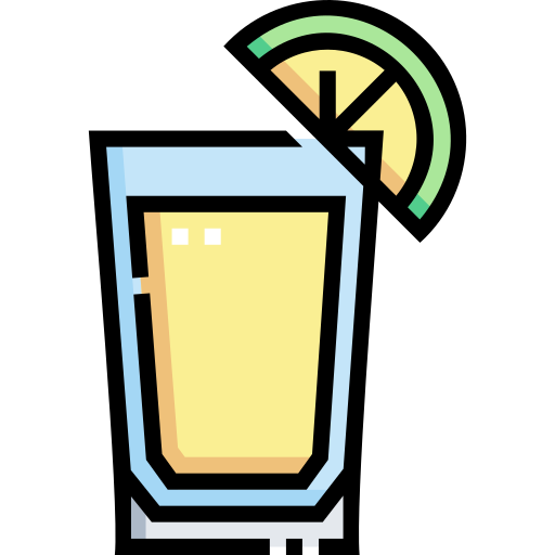 Tequila Detailed Straight Lineal color icon