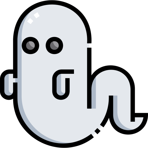 fantasma Detailed Straight Lineal color icono