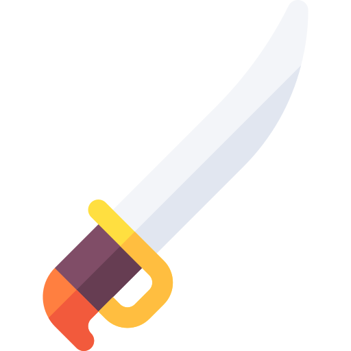 miecz Basic Rounded Flat ikona