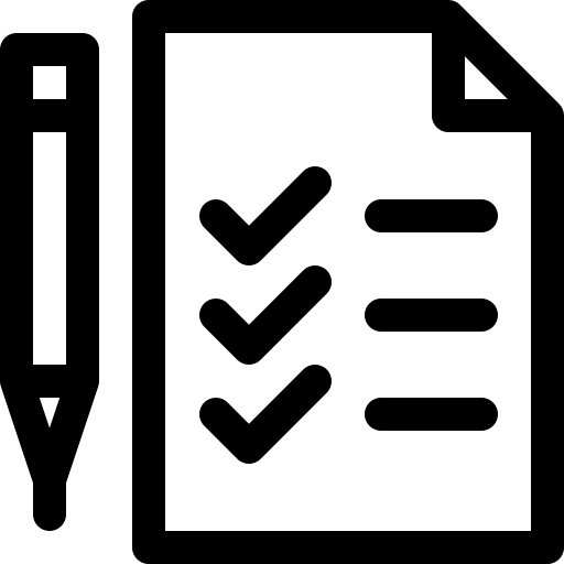 Examination Basic Rounded Lineal icon