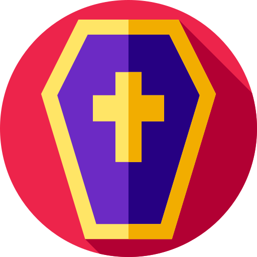 棺 Flat Circular Flat icon