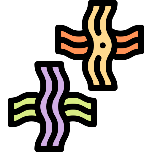 구미 Detailed Rounded Lineal color icon