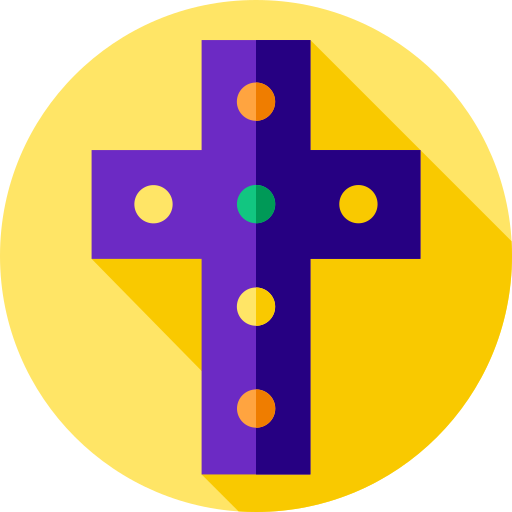 クロス Flat Circular Flat icon
