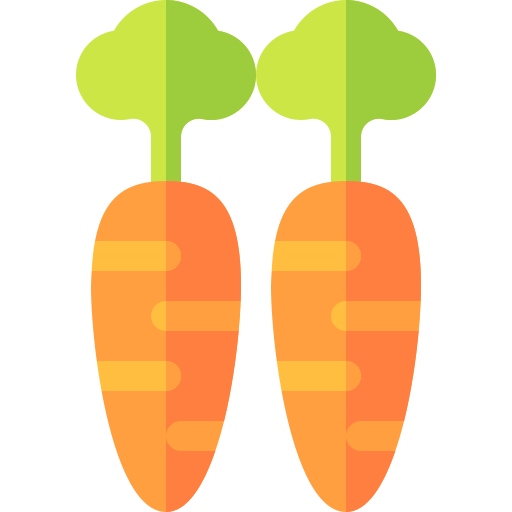 zanahoria Basic Rounded Flat icono
