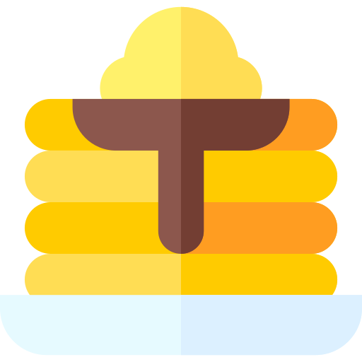 panqueques Basic Straight Flat icono