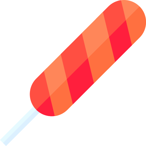 Candy stick Basic Straight Flat icon