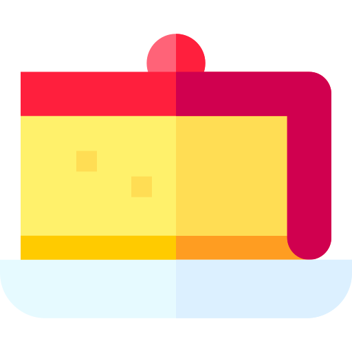 käsekuchen Basic Straight Flat icon