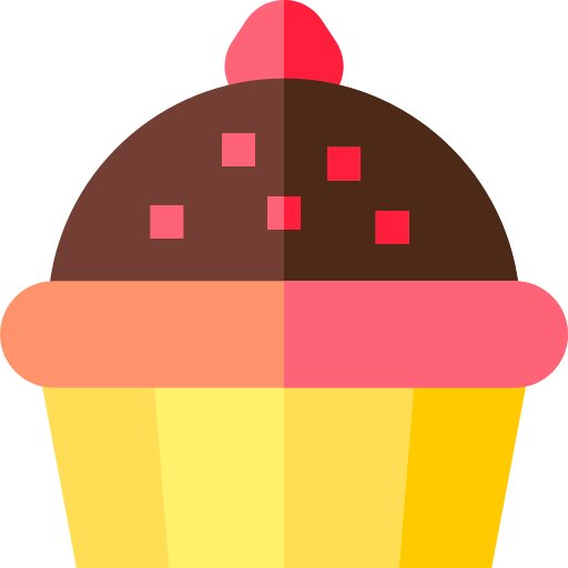 cupcake Basic Straight Flat icon