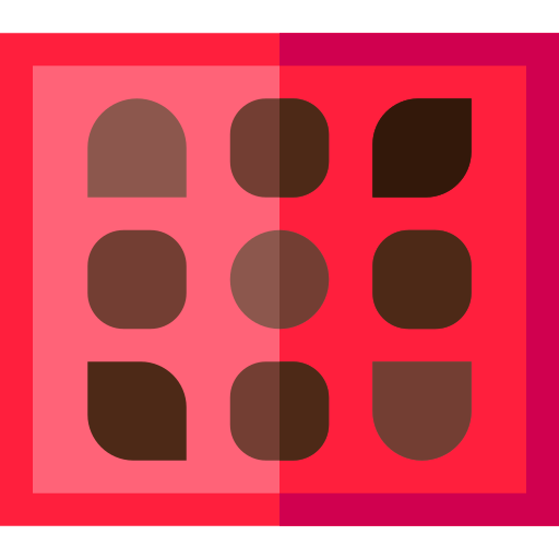 Chocolate box Basic Straight Flat icon