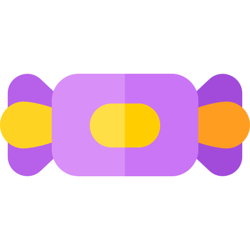 cukierek Basic Rounded Flat ikona